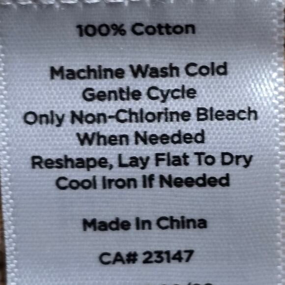 Talbots 100% Cotton Tan and Ivory Striped Shaker Knit Sweater Size XL - Picture 6 of 7